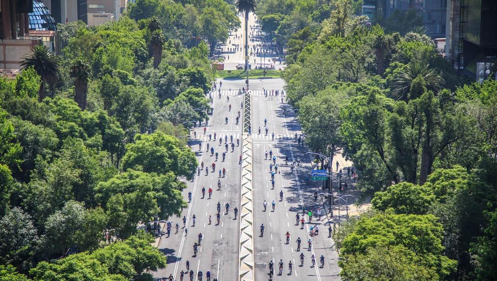 La medición de los beneficios de la bicicleta y peatonalización en la Ciudad de México (Sistema de Bicicletas Compartidas, Ciclovías y corredores peatonales) Calculadora de emisiones para sistema de