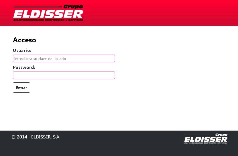 Manual de utilización de la intranet de ELDISSER S.A. Acceso.