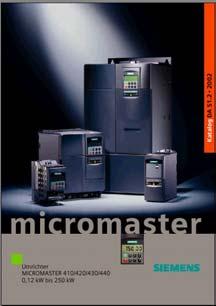 averías, especificaciones y opciones disponibles del MICROMASTER 4.