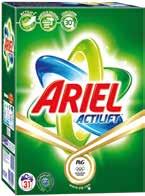 ARIEL Detergente en polvo, 31 cacitos ARIEL