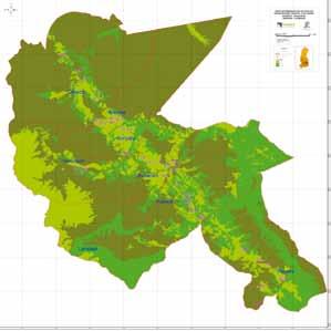 Áreas Degradas por Municipio MUNICIPIO AREA DE DEGRADACION (ha) ALTO MEDIO BAJO Mapa de degradación de suelos en los seis Municipios De la zona tradicional de Los Yungas de La Paz AREA TOTAL