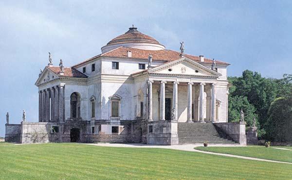 Obra 3. Viŀla Capra (La Rotonda), d Andrea Palladio.