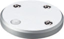 Lámpara alimentadas con batería LED LED 9003 Lámpara redonda a batería controlada por sensor ejecución: recargable, con detector de movimiento integrado (área de detección de 10 en m y 30 seg.