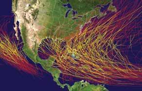 Los fuertes vientos y fuerzas extremas son la Mediante el análisis de cálculos, simulaciones por computadora, pruebas reales y otras normas Atlantic, Gulf and Pacific history of major hurricane