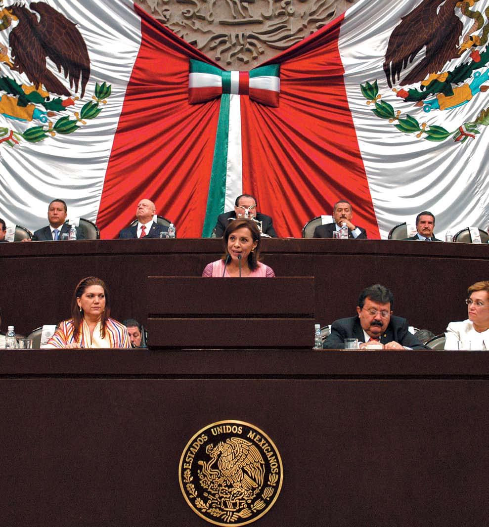 diputada josefina vázquez mota, presidenta de la junta de coordinación política (2010-2011) lxi legislatura El recinto Legislativo de San Lázaro es hoy un emblema vivo de la democracia mexicana,