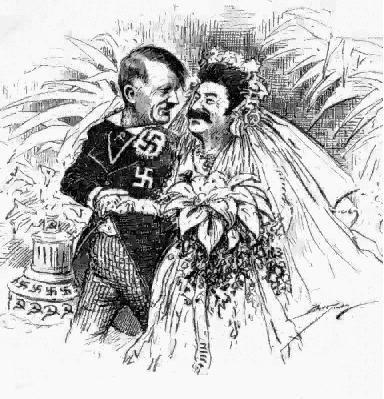 2. En 1939 Hitler y Stalin hacen un PACTO DE NO AGRESIÓN.