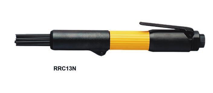 Desincrustador de agujas El eficaz desincrustador de agujas RRC13 N se basa fundamentalmente en el mismo diseño que los martillos cinceladores rectos del tipo RRC13 que hemos descrito anteriormente.