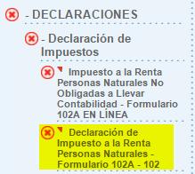 2.1.2. Información para el formulario El formulario está dirigido para el uso exclusivo de personas naturales y sucesiones individas no