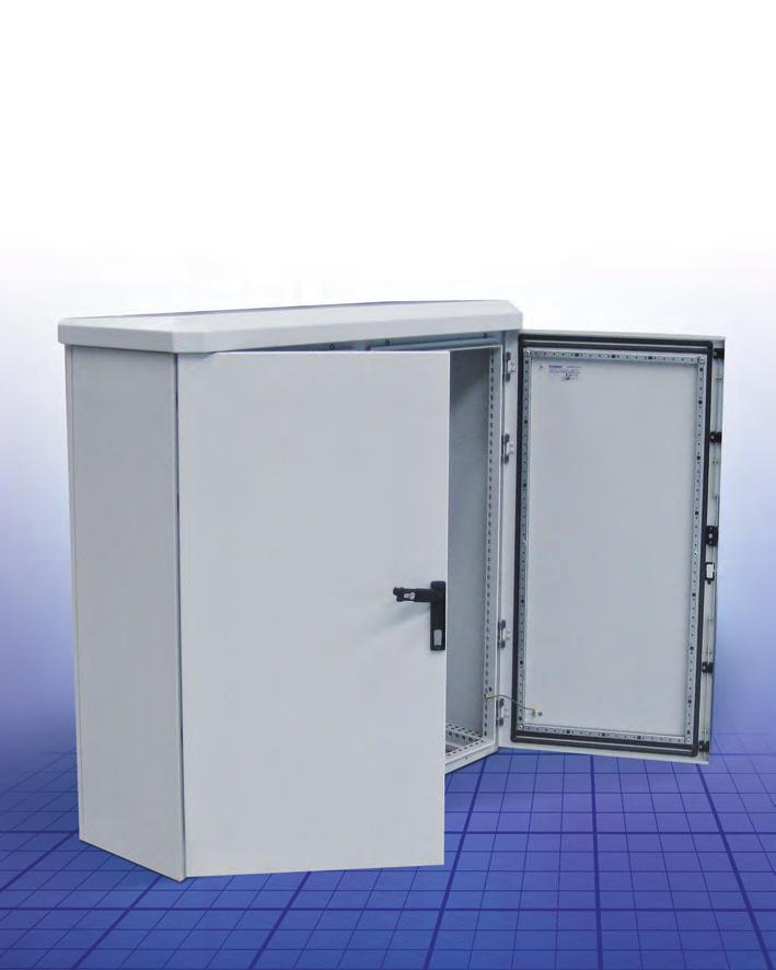 EKOM-SW Nueva versión compacta de pared simple, en aluminio, de puerta simple y múltiple. La versión de pared simple de la gama EKOM-SW ofrece protección anti-vandálica y a la corrosión.