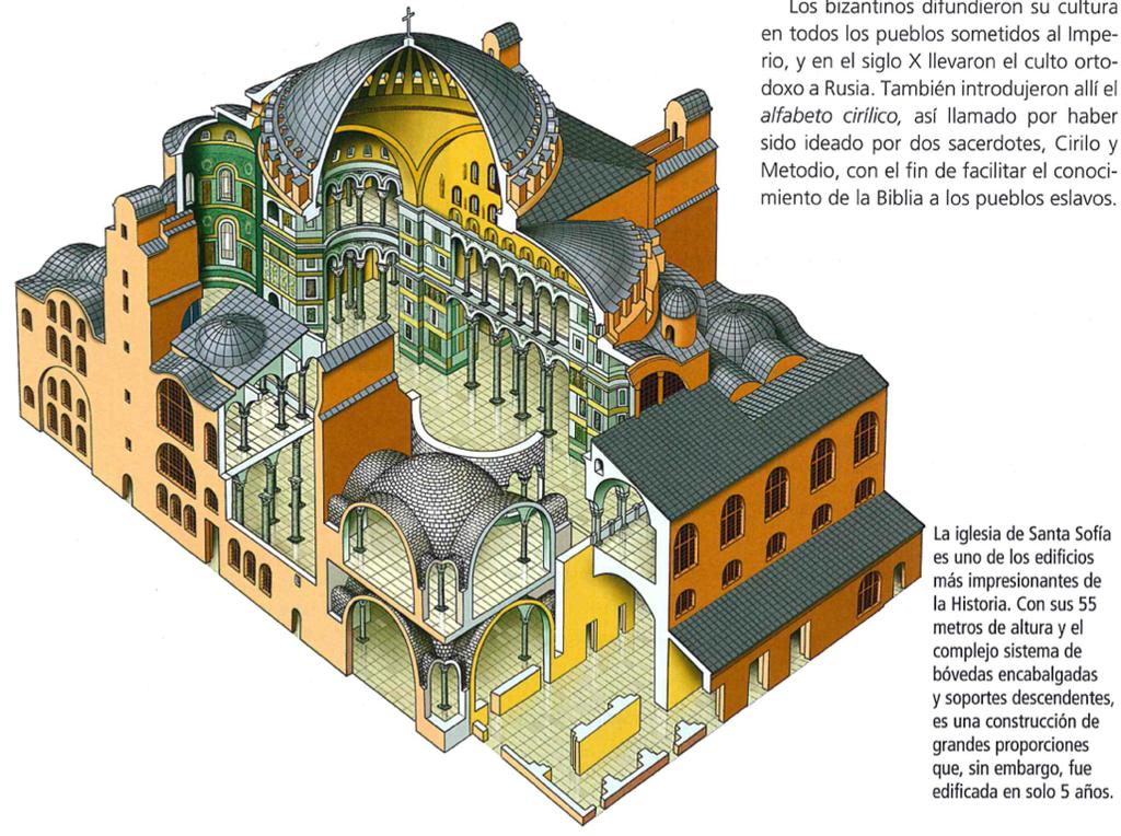 5. EL ARTE BIZANTINO El arte bizantino expresó el poder de los emperadores y de la Iglesia.