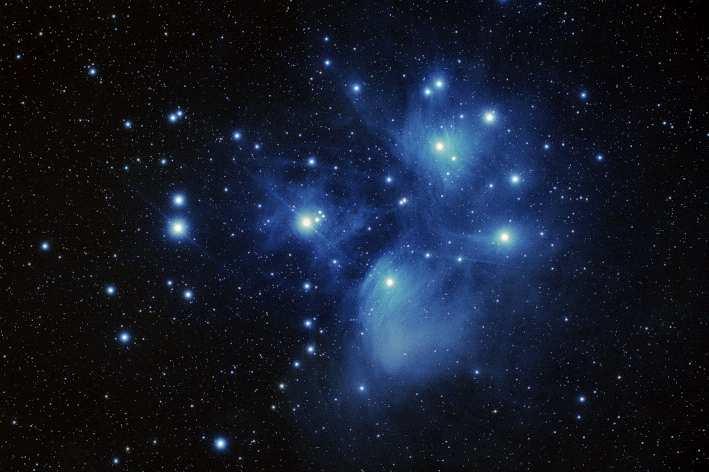 Objeto: M045 ( Mel 22 ) Tipo: Cúmulo+Nebulosa Clase: I 3 r n Constelación: Taurus AR: 0347.0 Dec: +24 07 Magnitud: 1 Distancia (a.l.): 440 Eje Mayor: 100 m Eje Menor: Fecha: 30/10/2016 22:11 (TU) Lugar:Albalate de Zorita -(40.