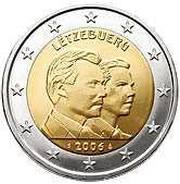 El año de acuñación, 2006, las doce estrellas de la Unión Europea y las palabras «Bundesrepublik Deutschland» figuran en la corona circular. Volumen de emisión: 30 millones de monedas.