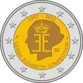 En la corona circular de la moneda figuran las doce estrellas de la bandera de la Unión Europea.