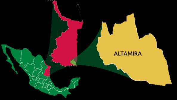 3 Km² de los cuales Altamira aporta el 91% de la superficie.