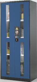 CS-CLASSIC - altura 1950 mm Usted elige el aspecto de su armario de seguridad 7 colores de puertas disponibles a elegir sin sobreprecio 40 41 46 47 48 49 50 946,- Armario para productos químicos