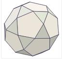 Utilitza l escena per deduir per on ha de produir-se el tall per obtenir un poliedre semiregular (de manera que apareixi un hexàgon) 7.