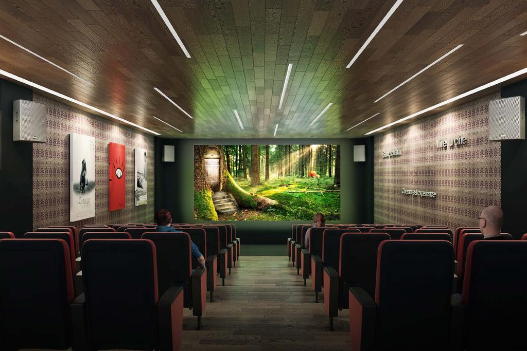 CINEMA PARKVIEW Sala de proyección con 40 butacas para disfrutar