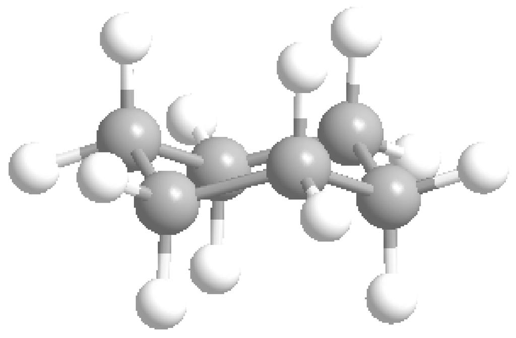 2.4. Isomería conformacional en compuestos cíclicos Representaciones de la molécula de ciclohexano ( 6 12 ) 2 2 2 2 2 2 1) El ciclohexano no