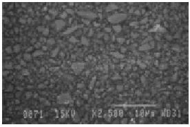 La superficie de Herculite XRV es muy áspera e irregular.
