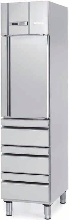 Armarios Armario refrigeración gastronorm 1/1 con cajones 1/1 Gastronorm refrigerator with drawers Armoire refrigeration