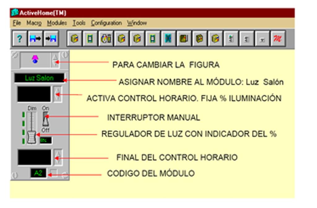 6. Programación del sistema X-10 6.1. Programa Active-Home Mediante el programa Active Home, instalado en el PC, se puede programar y controlar con órdenes individualizadas los módulos X-10.