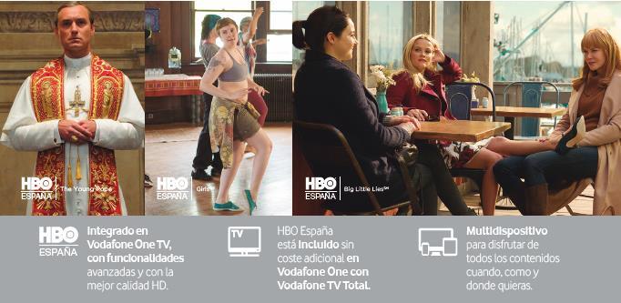 HBO España disponible Vodafone TV con las series que hacen historia. Con HBO España, The Home of Series, disfruta de un amplio catálogo de contenidos exclusivos y de calidad:.