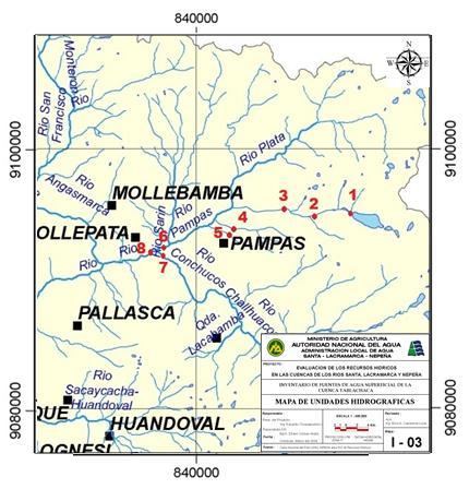 MATERIAL Y MÉTODOS Área de estudio La cuenca del rio Tablachaca está ubicada al Norte del Perú, en la vertiente del Pacifico, políticamente comprende la provincia de Pallasca de la región Ancash y la