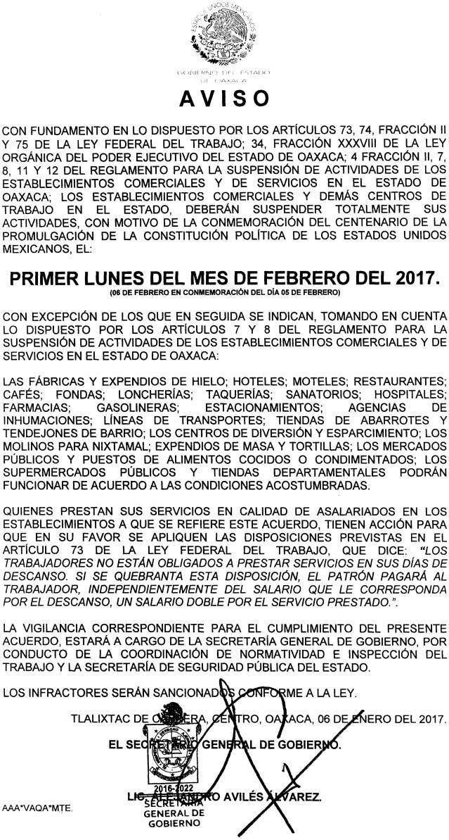 34 DÉCIMA PRIMERA SECCIÓN SÁBADO 4 DE FEBRERO DEL AÑO 2017 IMPRESO