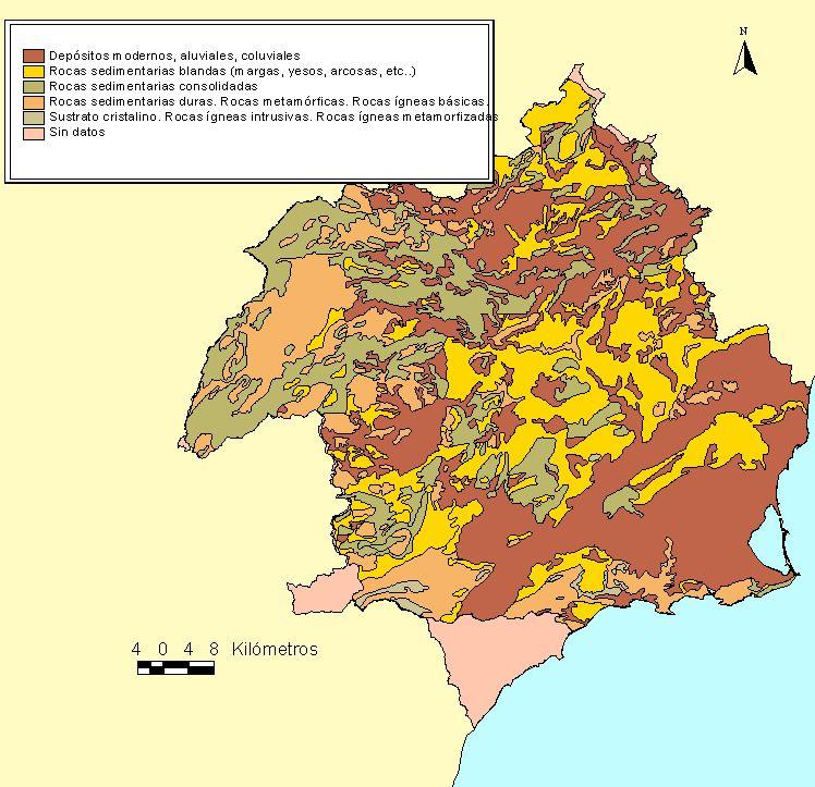 2.2.2. Geología La Demarcación del Segura se encuentra casi en su totalidad dentro del dominio geológico de las Cordilleras Béticas.