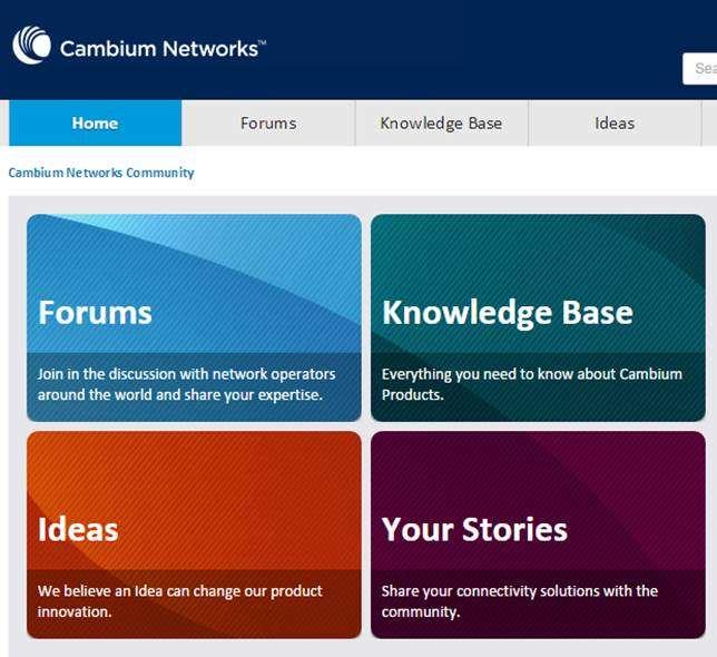 Cambium Networks - Foro Aprenda de los operadores de red alrededor del mundo Foro http://community.cambiumnetworks.