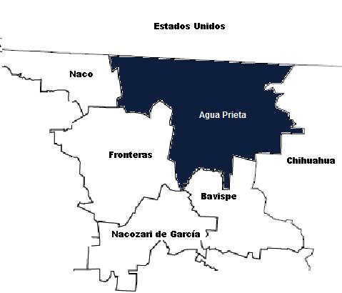 Descripción del Municipio El se encuentra al noroeste del Estado de Sonora, limita al norte con Estados Unidos de Norteamérica al este con el estado de Chihuahua; al oeste con el municipio de Naco;