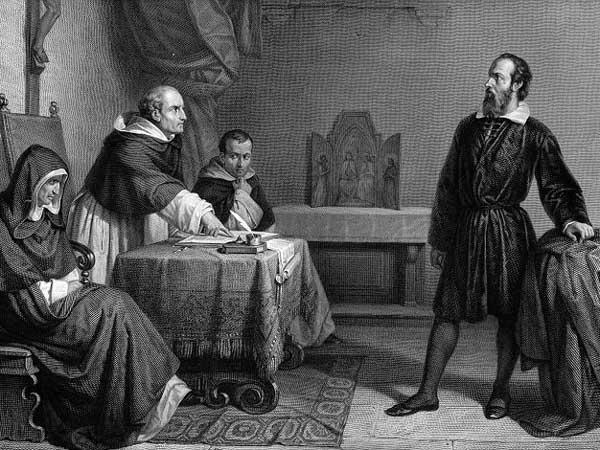 Proceso Inquisitorial Galileo abogó por la teoría copernicana, según el cual la Tierra giraba alrededor del Sol, frente a la tolemaica, que sostenía la creencia de que la Tierra era el