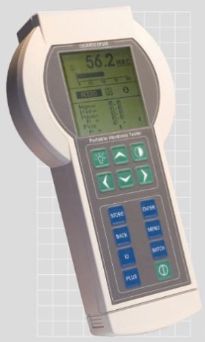 Durómetro Portátil DP 300 Mide por procedimientos dinámicos en todas las direcciones, para todos los metales con alta precisión y gran amplitud en el rango de medida Ensayo rápido y documentación de