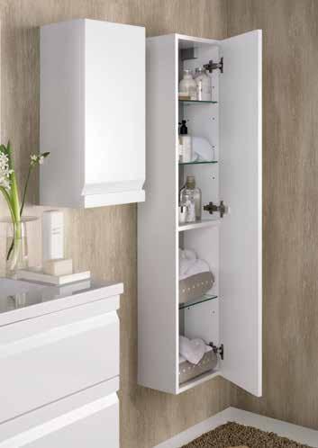 SOLCO WHITE BLANCO BLANC SOLCO-2 32 / 80 cm Lower Cabinet 2d 32 / Basin Kubic / Smooth
