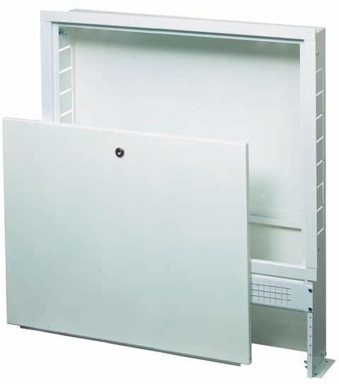 Colectores instalables en las cajas metálicas UNI EN ISO 9001:2008 En las siguientes tablas se recomienda los tamaños de las cajas
