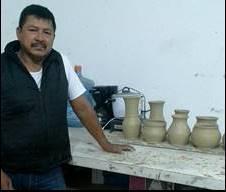 Se obtuvo como resultado la elaboración de vasijas utilitarias, realizadas en torno