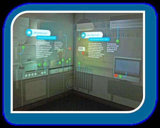 A través de diversos espais interactius es pot conèixer com la societat fa servir l'electricitat