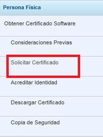- Solicitud vía internet de su certificado Una vez instalado el configurador procederemos a solicitar el certificado FNMT Usuarios.