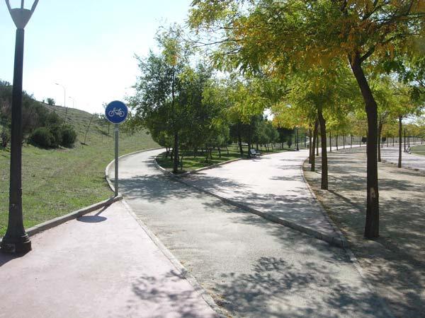 2 - La senda-bici cercana a las vías de tren no cuenta con infraestructura peatonal paralela, además es estrecha y el pavimento está en mal estado; se propone su reconversión en una senda-bici