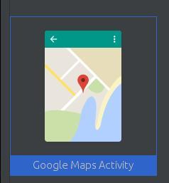 3.1. Iniciando el proyecto Lo primero que vamos a hacer es crear un nuevo proyecto en android studio, elegiremos que nos cree un proecto con Google Maps Activity Figura 3.