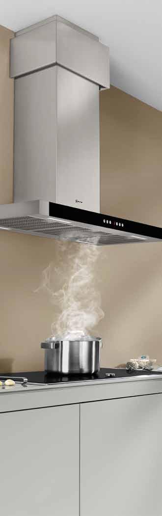 INSTALACIÓN EN RECIRCULACIÓN: el sistema más eficiente Salida de aire al exterior Recirculación de aire EN QUÉ CONSISTE? Es la opción más eficiente para renovar el aire de la cocina.