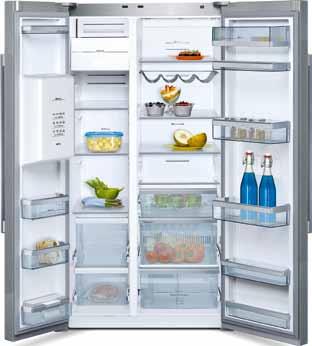 Tecnología NoFrost MultiAirFlow en frigorífico y congelador E VitaControl: temperatura precisa gracias a su regulación electrónica.