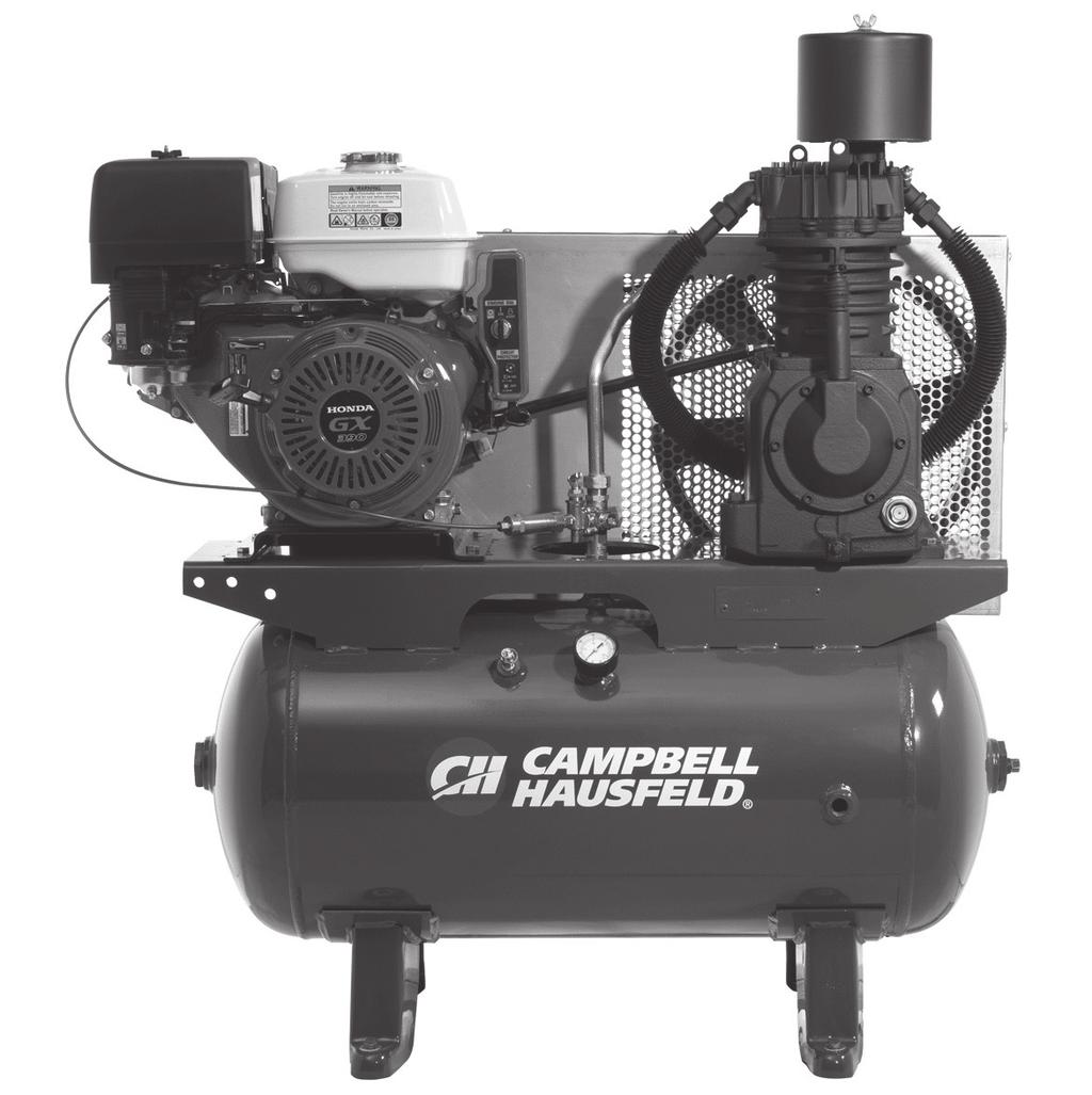Replacement Parts List Gasoline Engine Air Compressors Description These air compressors are designed to provide high air delivery where electricity is not available.