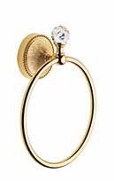 Полотенцедержатель A 7,5 / B 9,5 / C 59,5-47,5-30,5 cm BRIGHT gold Portasalviette ad anello Towel ring