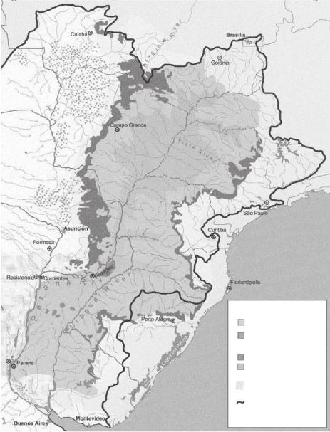 El Sistema Acuífero Guaraní (conocido como SAG tanto en español como en portugués) abarca una secuencia de areniscas eólicas y fluviales débilmente cementadas de las épocas del Jurásico Superior y