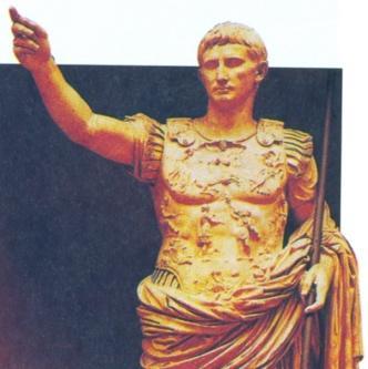 Época de los Césares Siglo I a.c. guerras civiles por diferencia entre ricos y pobres Cae la República Augusto reconstituye el Estado Ciudad de tabique se convierte en ciudad de mármol Roma se divide