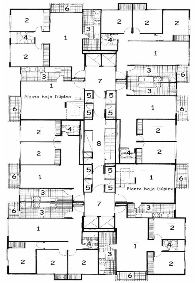 Las características de los modelos son las siguientes: Costo de una vivienda multifamiliar Modelo 1: edificio multifamiliar, en torre. Planta baja y 14 pisos, con un total de 98 departamentos.