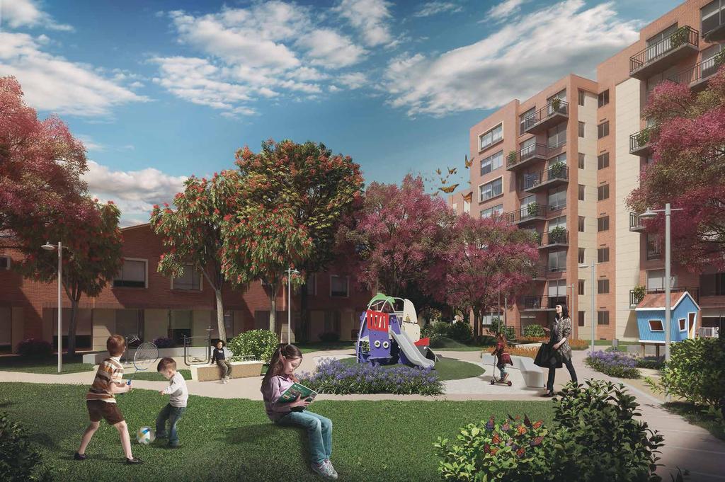 Alcalá Roble Apartamentos que privilegian tu estilo de vida. Espacios privilegiados, que recrean tu vida en comunidad.