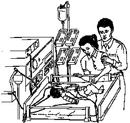 Después de la cirugía cardíaca en el hospital Después de la cirugía cardíaca, el niño pasará a la Unidad Cardiovascular de Terapia Intensiva (CVICU).
