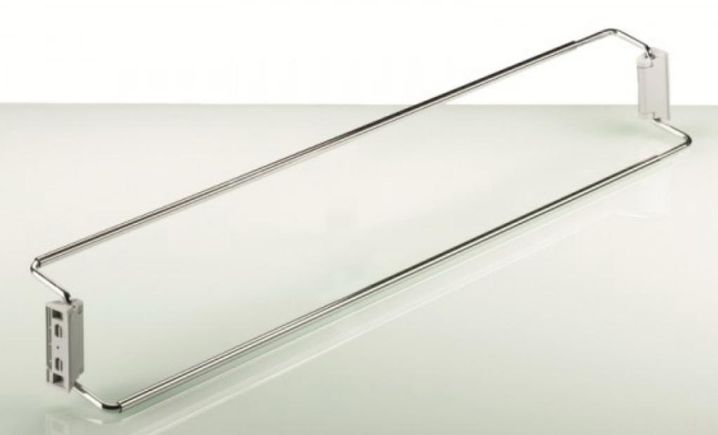 Zapatero Extensible Cromo/Aluminio - Herraje extensible especialmente indicado para su utilización en armarios.